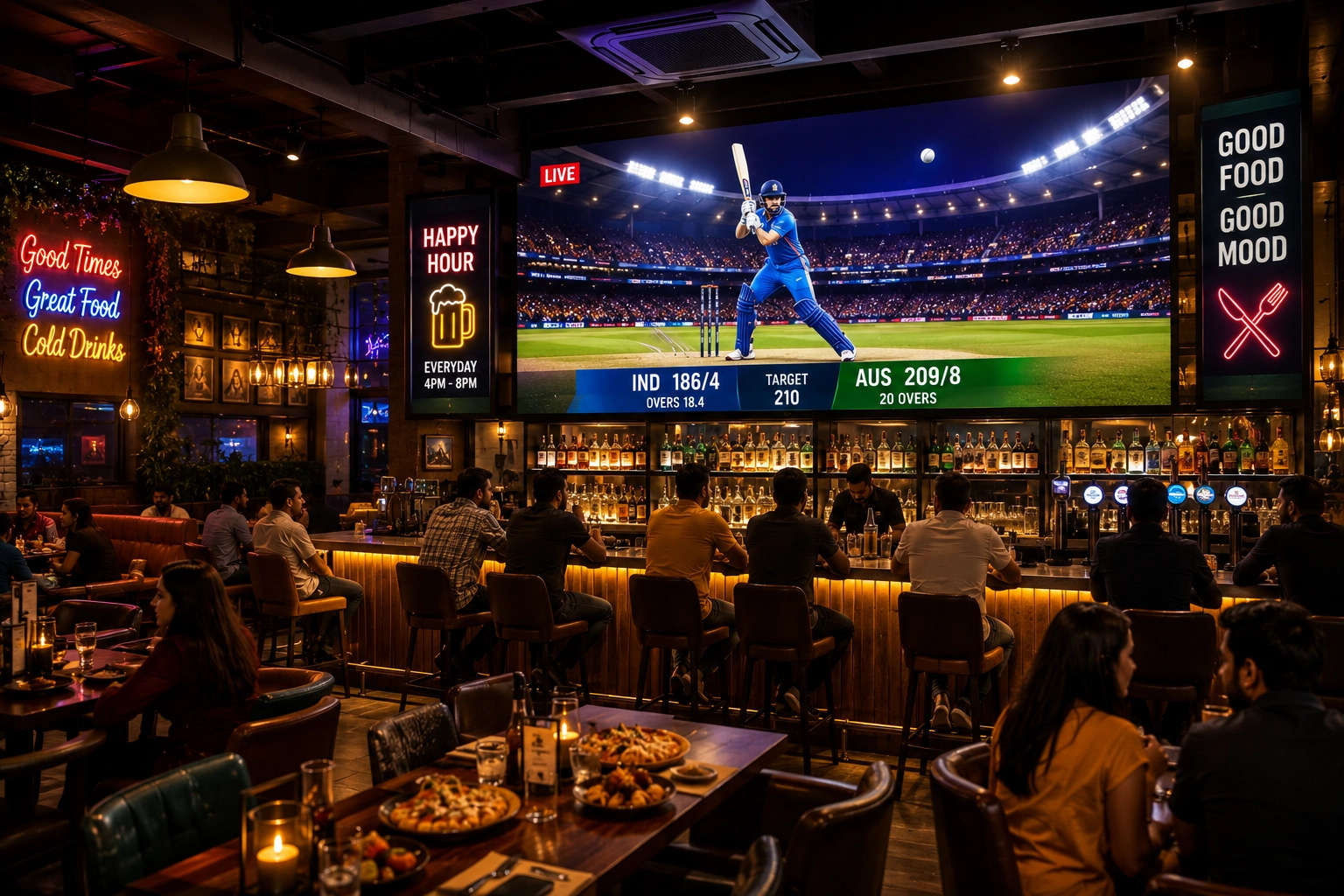 LED Display Solutions for Bars, Pubs & Restaurants
